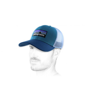 Blaue Trucker Patagonia P6 Logo Trucker filter blue